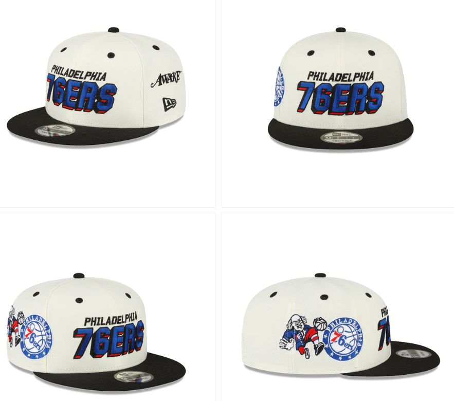 2023 NBA Philadelphia 76ers Hat TX 2023320